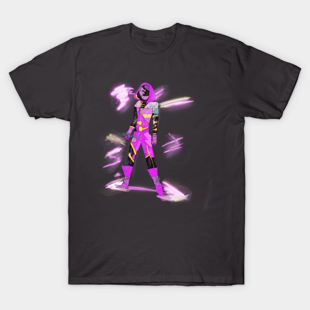 Solar Ranger Violet (Glow) T-Shirt by mattmall